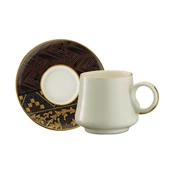 Sandro Moreno 1453 Kariye Double Yüzük Gold 12 Parça 6 Kişilik Kahve Fincan Takımı 120 Ml Ar211377 - 3