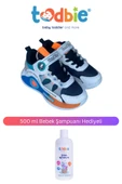 TODBİE Çocuk New 2025 Kids Trend Çırtlı Spor Ayakkabısı ( 500 ml Bebek Şampuanı Hediyeli ) - 1
