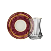 Sandro Moreno 1453 Farfar Optik 12 Parça 6 Kişilik Çay Seti 110 Ml Ar263716 - 6