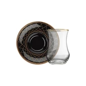 Sandro Moreno 1898 Davinci Siyah 12 Parça 6 Kişilik Çay Seti 150 Ml Ar212442 - 6