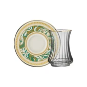 Sandro Moreno 1453 Şal Optik 12 Parça 6 Kişilik Çay Seti 110 Ml Ar263747 - 6