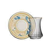 Sandro Moreno 1453 Şal Optik 12 Parça 6 Kişilik Çay Seti 110 Ml Ar263747 - 2