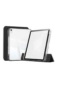 iPad Air 13 Uyumlu M2/M3 Airbagli Manyetik Ayrılabilen Fuchsia Sliding Tablet Kılıfı - 9