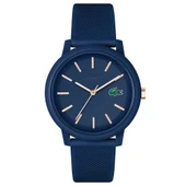 LACOSTE LAC2011234 LACİVERT SİLİKON KORDON UNISEX KOL SAATİ - 1