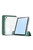 iPad Air 13 Uyumlu M2/M3 Airbagli Manyetik Ayrılabilen Fuchsia Sliding Tablet Kılıfı - 1
