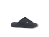 Zerhan 566 Erkek Siyah Hakiki Deri Comfort Yastık Taban Terlik thumbnail 1