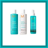 Moroccanoil Hydrating Shampoo 250ml +Kream  250ml +Leave-In Conditioner 160 Ml 3lü Set - 1