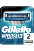 GİLLETTE MACH3 TURBO YEDEK JİLET-2Lİ - 1