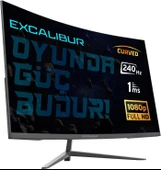 Casper Excalibur M.E315FHD-G 31.5" 240HZ 1MS 300NIT (HDMI+DISPLAY) CURVED FREESYNC+G-SYNC LED OYUNCU MONİTÖR - 1