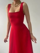 Neapolitan Askılı Elbise - 5