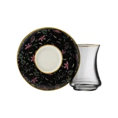 Sandro Moreno 1453 Desen Yağmuru Gold 12 Parça 6 Kişilik Çay Seti 110 Ml Ar211629 - 7