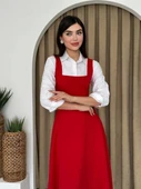 Neapolitan Askılı Elbise - 1