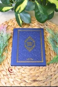 Yasin Kitabı Çanta Boy Termo Deri Kaplı Lacivert 10 Adet– Arapça, Türkçe Okunuşlu ve Mealli – 128 Sayfa  Hac Umre ve Mevlit Hediyeliği thumbnail 1