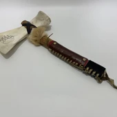El Yapımı Kızılderili Doğal Kemik Balta 45cm (Model 7) - 3