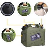 MADFOX GALON AIR PE MUSLUKLU SU BİDONU 19 LİTRE YEŞİL - 5