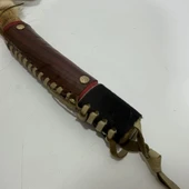 El Yapımı Kızılderili Doğal Kemik Balta 45cm (Model 7) - 6