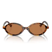 Miu Miu Regard 04ZS 19P2Z1 Light Havana-Brown Kadın Güneş Gözlüğü - 2