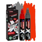 Edding 6900 X Multi Marker 2-10mm Kesik Uç 2'li Set - Gri / 4-6900-2-2 thumbnail 1