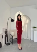 Vedo Çiçek Detaylı Elbise - 5