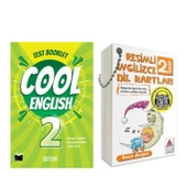 Team ELT 2. Sınıf Cool English Test Booklet ve Delta Resimli İngilizce Dil Kartı Seti 2 Kitap - 1