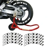 MOTUL SİYAH 3D LASTİK YANAK YAZISI - 1