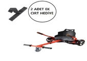 Tüm Modeller Ile Uyumludur Kırmızı Hoverkart Elektrikli Kaykay Hoverboard Aparatı(2 Adet Yedek Cırt Hediye) - 1