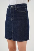 Mini Kot Etek 8037 - Lacivert - 3