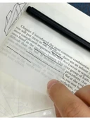 Homix Yapışkanlı Şeffaf Post-It Not Kağıdı (L-3) - 3
