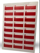 ECZANE ETİKETİ KIRMIZI 96 ADET - 3