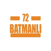 72 Batmanlı Araba Sticker 17x17 Cm Turuncu - 1