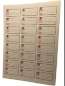 96 ADET ECZANE ETİKETİ BEYAZ - 3