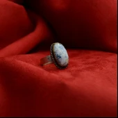 Gümüş Kalsedon Kadın Yüzük - 5