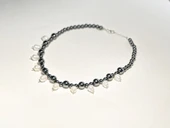 İNCİLİ HEMATİT KOLYE - 3