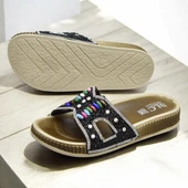 45559 Rahat Taban Taşlı Günlük Kadın Terlik - 4