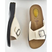 0533 Topuk Jelli Ortopedik Taban Günlük Kadın Terlik Sandalet - 8