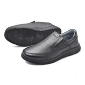 TAB202 Topuk Jelli Ortopedik Taban Hakiki Deri Erkek Ayakkabı Poli Hafif Taban - 10