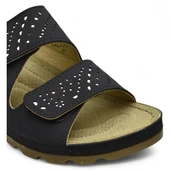 160161 CV TAM Ortopedik Taban Günlük Kadın Terlik Cırtlı  Anatomik Taban - 5