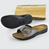 0533 Topuk Jelli Ortopedik Taban Günlük Kadın Terlik Sandalet - 6