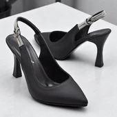 6509 9cm Kadın Topuklu Ayakkabı Stiletto Abiye Düğün Nişan Ayakkabısı - 1