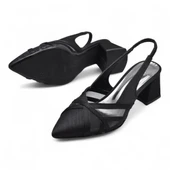 6521 4cm Kadın Topuklu Ayakkabı Stiletto Abiye Düğün Nişan Ayakkabısı - 4