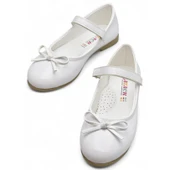 5953 Rahat Taban Tokalı Kız Çocuk Babet Ayakkabı Düğün Abiye Nişan Ayakkabısı - 4