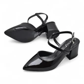 6512 6cm Kadın Topuklu Ayakkabı Stiletto Abiye Düğün Nişan Ayakkabısı - 3