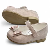 5951 Rahat Taban Tokalı Kız Çocuk Babet Ayakkabı Düğün Abiye Nişan Ev Babeti - 8