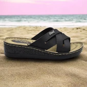 4551 Ortopedik Taban Günlük Kadın Terlik Yumuşak İç Taban - 2