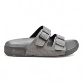 380 Rahat Ortopedik Taban Günlük Kadın Terlik Çift Toka Kadın Terlik Sim Detaylı - 9