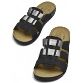 150988 CV TAM Ortopedik Taban Günlük Kadın Terlik Sandalet Lastik Yanlar - 1