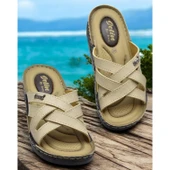 4551 Ortopedik Taban Günlük Kadın Terlik Yumuşak İç Taban - 6