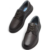 TAB202 Topuk Jelli Ortopedik Taban Hakiki Deri Erkek Ayakkabı Poli Hafif Taban - 2