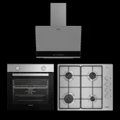 Arçelik Eğimli Davlumbazlı Inoks Ankanstre Set thumbnail 1