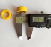 Ferrit toroid ring , toroid nüve , kömür ring Ferrit Boncuk çekirdek 23-14-10 (2 Adet) thumbnail 3